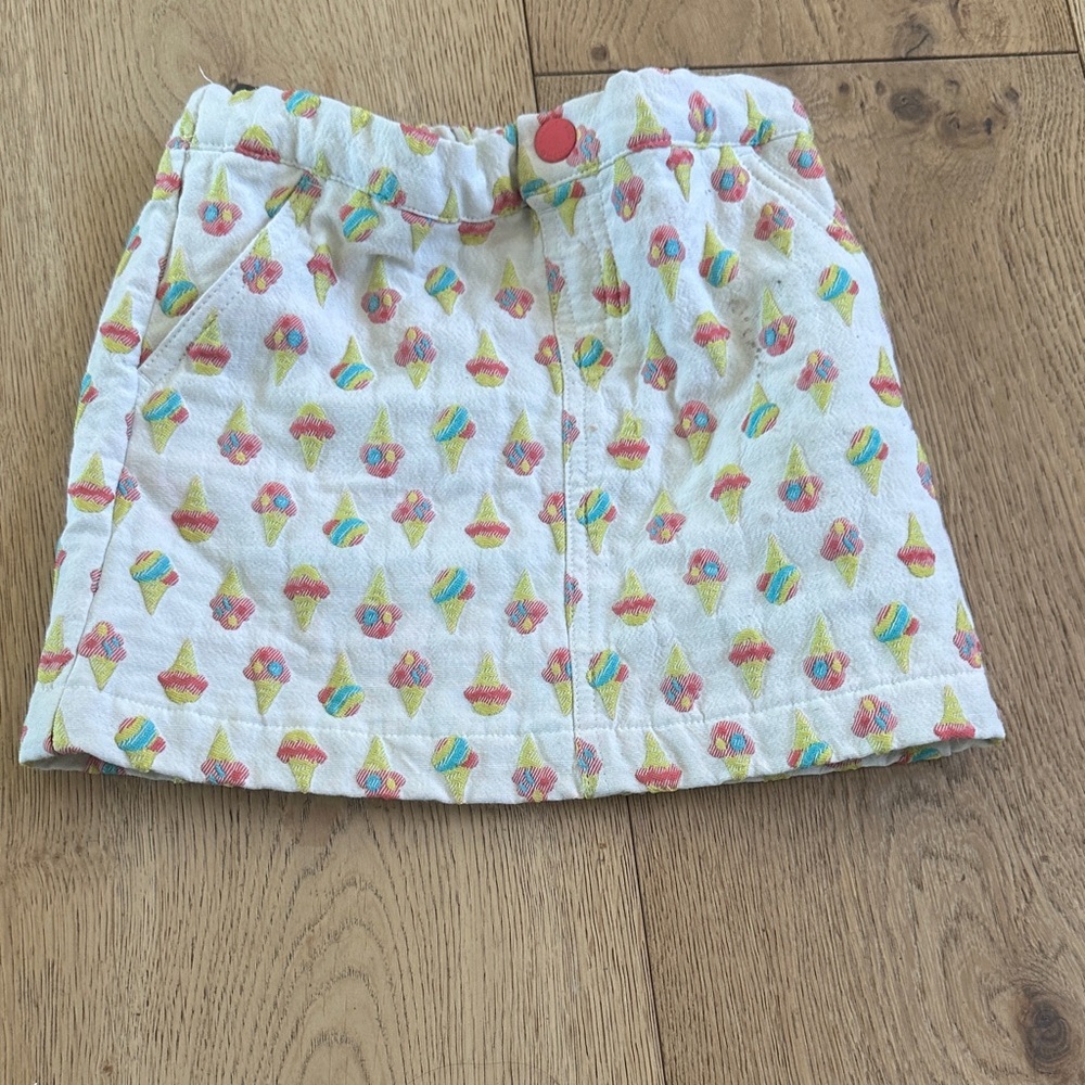 Genuine kids Colorful Ice Cream Print Kids Skirt 5T